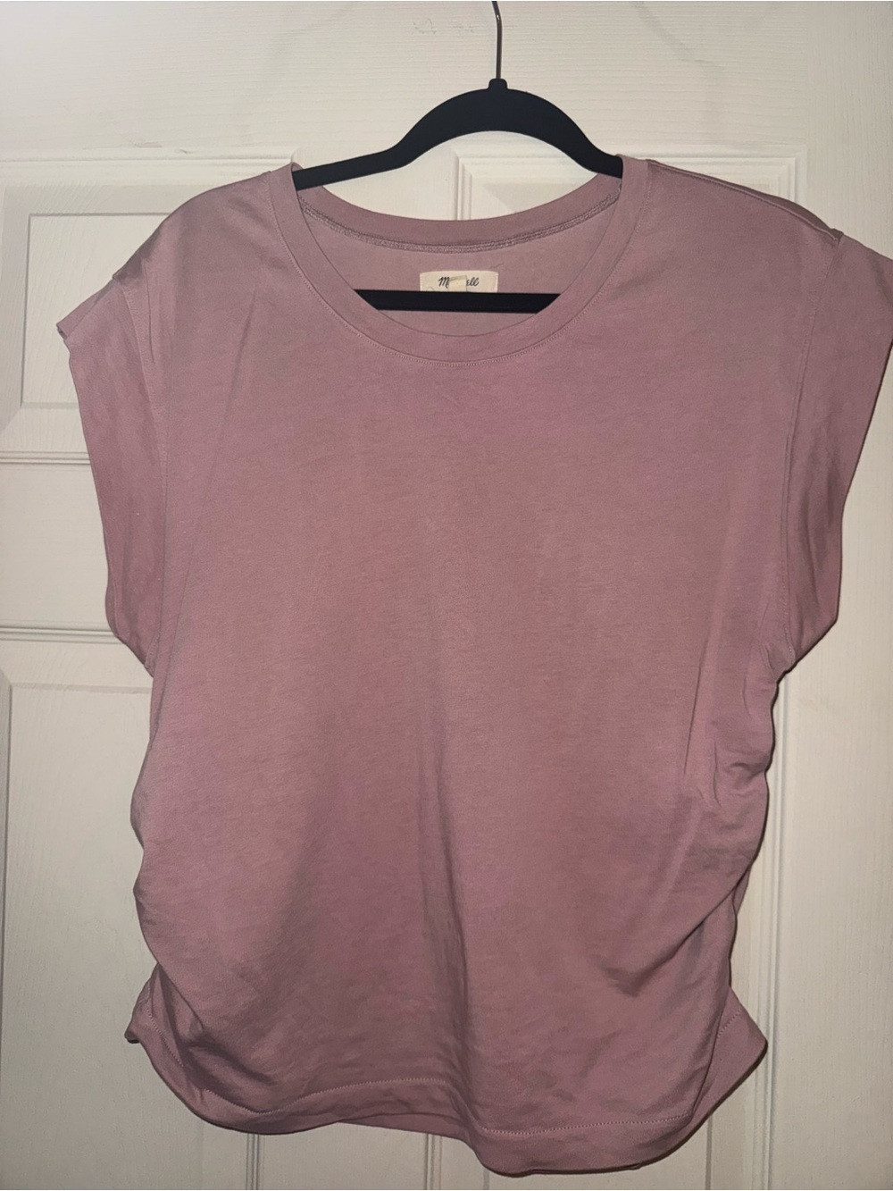 Madewell Mauve Muscle Tee